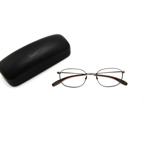 Nike with Flexon 4009 200 52-20-145mm Eyeglass FRAMES ONLY w/Case - FAIR - Picture 1 of 12